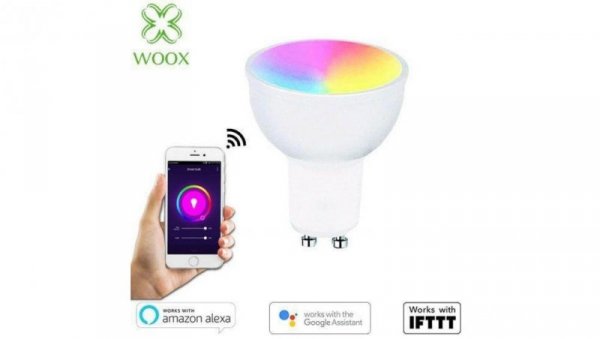 Woox R9076 Smart Żarówka WiFi LED RGB+CCT 5W GU10