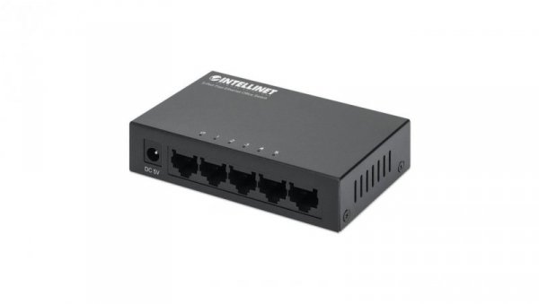 Switch Ethernet 5x 10/100Mbps RJ45 desktop metalowy 523301