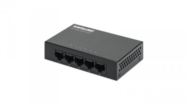 Switch Gigabit 5x 10/100/1000Mbps RJ45 Metalowy Desktop