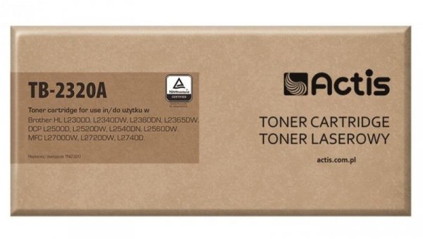 Toner ACTIS TB-2320A (zamiennik Brother TN-2320 Supreme 2600 stron czarny)