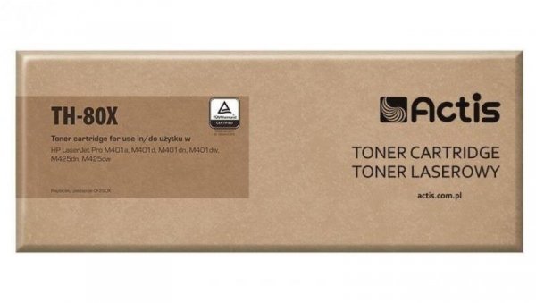 Toner ACTIS TH-80X (zamiennik HP 80X CF280X Standard 6900 stron czarny)