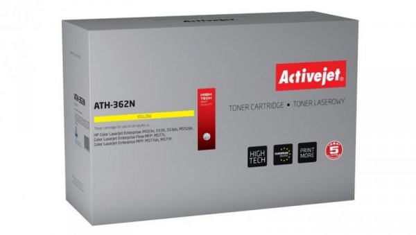 Toner Activejet ATH-362N (zamiennik HP 508A CF362A Supreme 5000 stron żółty)