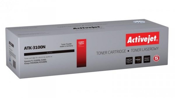 Toner Activejet ATK-3100N (zamiennik Kyocera TK-3100 Supreme 12500 stron czarny)