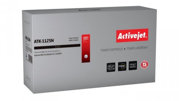 Toner Activejet ATK-1125N (zamiennik Kyocera TK-1125 Supreme 2100 stron czarny)