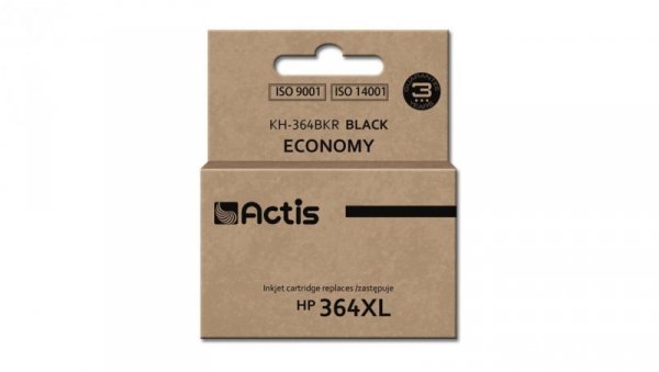 Tusz ACTIS KH-364BKR (zamiennik HP 364XL CN684EE Standard 20 ml czarny)