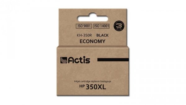 Tusz ACTIS KH-350R (zamiennik HP 350XL CB336EE Standard 35 ml czarny)
