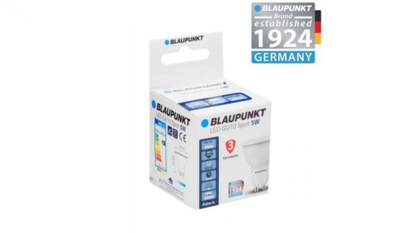 Blaupunkt Żarówka LED GU10 5W barwa naturalna, BLAUPUNKT-GU10-5W-NW