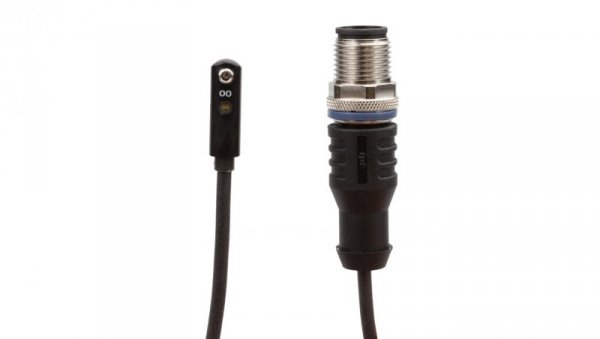 Czujnik magnetyczny cylinder rowek T 6,2 mm 4,3x19x6,2mm 10-30V DC PNP NO złącze kablowe M12 3-pinowe 0,3m PUR IP67 MZA72126