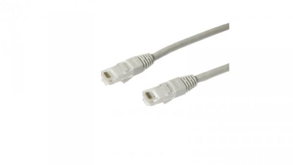 Kabel krosowy EmiterNet UTP kat.6 LSOH 1 m szary, EM/PC-UTP6LSOH-1M