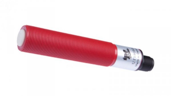 Czujnik ultradźwiękowy odbiciowy, M18x1 dł: 104mm Sn: 60-500mm 12-30 V DC PNP złącze M12 5pin UT180320