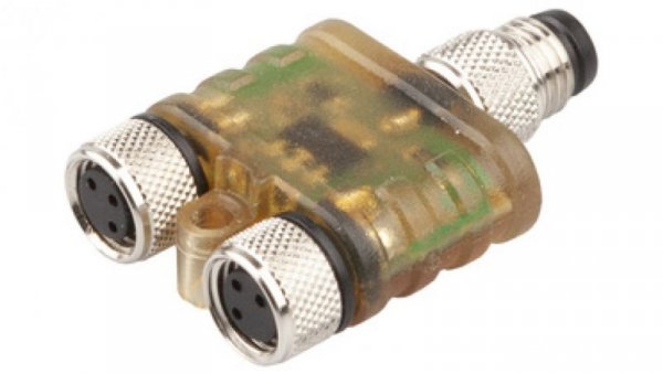 Moduł logiczny OR 10x41x26mm 10-30V DC gniazdo czujnika M8 wtyk kontrolny M8 3P IP67 VL150122