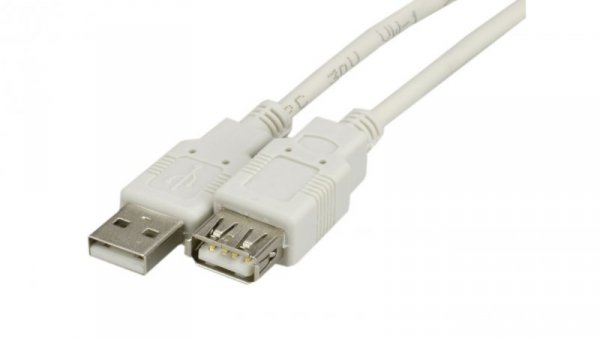 Kabel przedłużacz USB 2.0 A (wtyk / gniazdo) 0,8m NEKU
