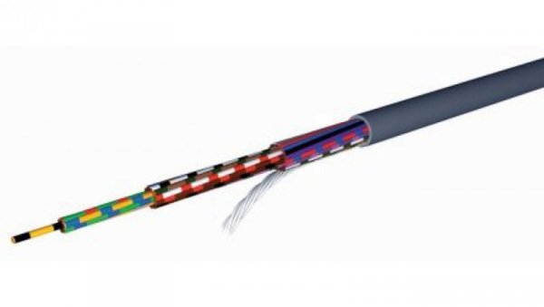 Kabel YY, 2-żyłowy, 0,34 mm², Ø 3.9mm Nieekranowany, izolacja Polichlorek winylu PVC