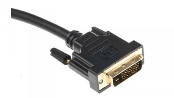 Zespół cyfrowych kabli wideo i monitorowych 10m Wtyk HDMI to Męskie DVI-D Czarny