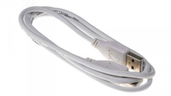 Kabel USB, dł. 1m, kolor: Biały