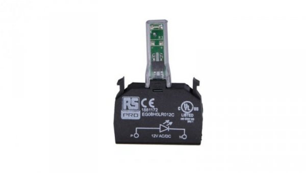 Moduły podświetlające styków, 12 V AC/DC, LED, kolor: Niebieski, RS PRO