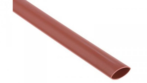 Osłona termokurczliwa brązowa 2:1, średnica 9.5mm, dł. 1.2m, RS PRO