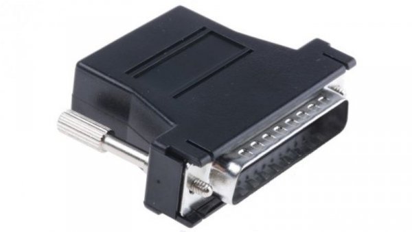 Adapter do złączy RJ, Bez ekranowania, 25-stykowe D-sub męskie, RJ45
