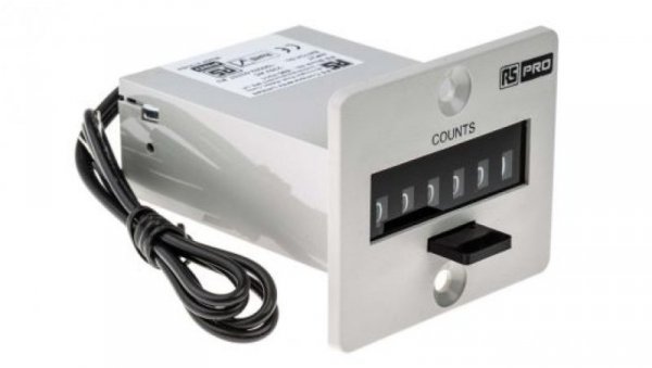 Licznik impulsów Cyfrowe 6-cyfrowy 230 V AC RS PRO