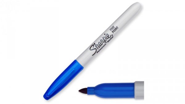 Marker permanentny niebieski 1,0mm Sharpie Fine