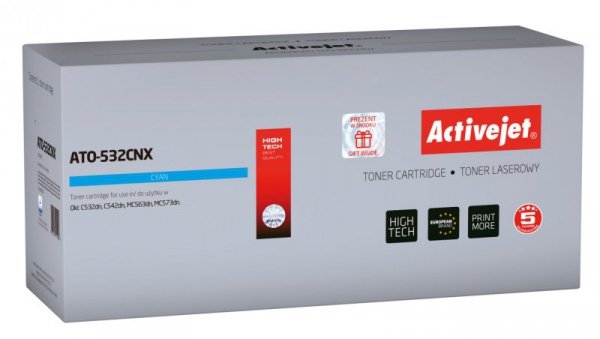 Toner Activejet ATO-532CNX (zamiennik OKI 46490607 Supreme 6000 stron niebieski)