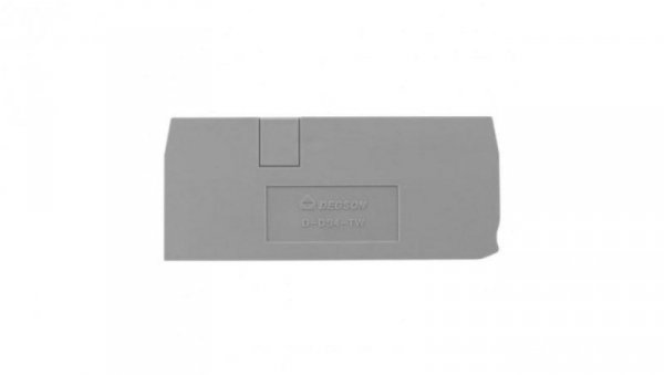 Płytka końcowa do złączki szynowej 4mm2 DS4-TW DGN 4104