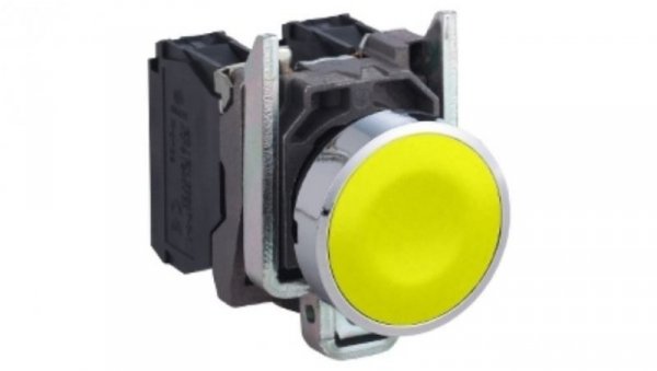 Przycisk sterowniczy 22mm żółty 1NO z samopowrotem 1Z XB4-BA51