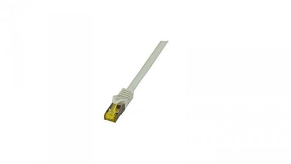 Patchcord SFTP 1m Cat.6a LSZH szary na kablu Cat.7