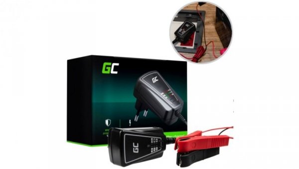 Prostownik automatyczny, ładowarka 6V/12V 1A Green Cell
