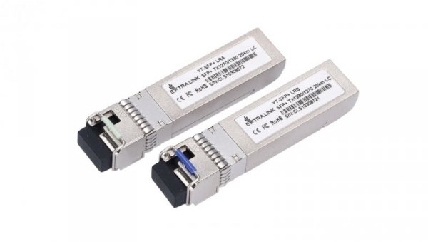 Moduł SFP+ WDM 10Gbps 1270/1330nm, single mode, 20km, LC, DOM, para, dedykowany dla HP/ARUBA Extralink SFP+ 10G