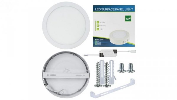 Plafon okrągły natynkowy LED 12W 4000K 850LM neutralny