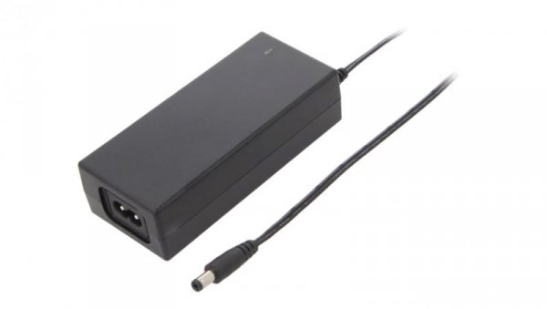 Zasilacz impulsowy 12VDC 5A 5,5/2,1 60W biurkowy -5÷40C E6012C8+OP