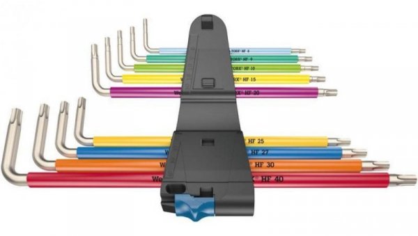 ZESTAW KLUCZY TRZPIENIOWYCH TORX 3967/9 TX SXL MULTICOLOUR