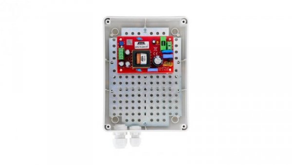 Zasilacz sieciowy SMPS, Vin 230VAC, Vout 24VDC, Iout 3A, Pout 72W, w obudowie zewnętrzne ABOX-M1, typu APS-70-240-M1