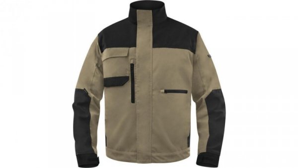 Bluza robocza MACH 5 z bawełny/poliestru M5VE3, kolor: beżowo-czarny, rozmiar: 3XL / M5VE3BN3X