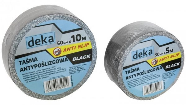 TAŚMA ANTYPOŚLIZGOWA ANTI SLIP BLACK 50MM*10M CZARNA