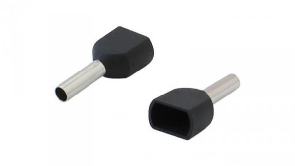 KOŃCÓWKA TULEJKOWA IZOLOWANA PODWÓJNA 2*1.5MM 10 SZTUK