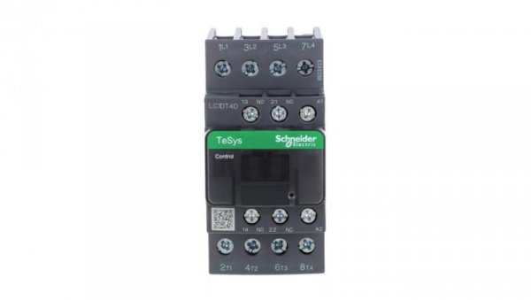 TeSys Deca Stycznik mocy 40A AC-1 4P 110V AC 1Z 1R LC1DT40F7