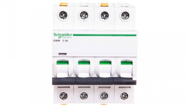 Wyłącznik nadprądowy 4P C 2A 6kA AC iC60N-C2-4 A9F04402