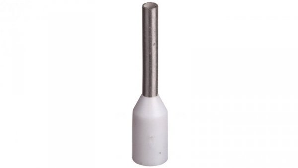 Końcówka tulejkowa izolowana TI 0,5mm2/8mm biała cynowana TI0,5L8x500 /500szt./