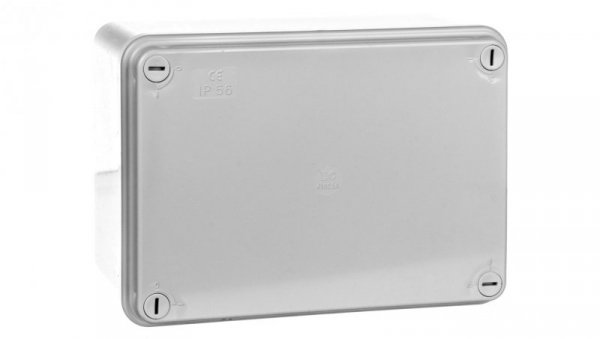 Puszka natynkowa samogasnąca gładka z pokrywą 960 stopni C seria 415A IP56 155x110x70 czerwono-szara EC416C5A /opak. 42/
