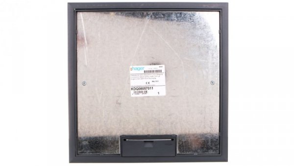 tehalit.VE-EE Pokrywa uchylna płytki montaż Q08 294X294 5mm stal szary PA KDQ08057011 KDQ08057011