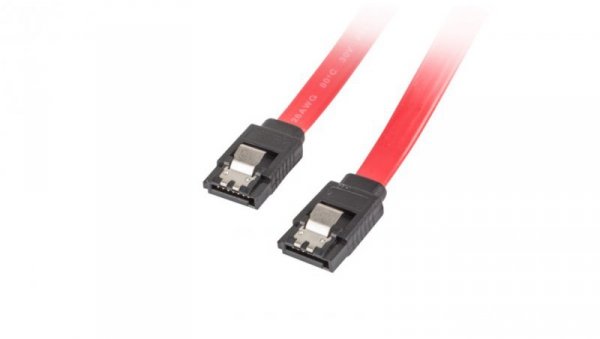 Kabel SATA DATA III (6GB/s) 0,5m z zatrzaskami metalowymi CA-SASA-14CU-0050-R