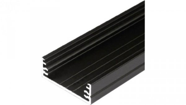 Profil WIDE24 2m czarny G/W szeroki 84030021