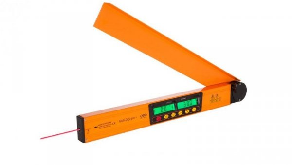 Kątomierz z poziomicą laserową Multi-Digit Pro + 17-202-30