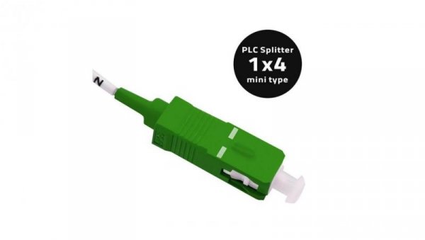 Qoltec Splitter 1x4 SC/APC - SC/APC G.657A Singlemode 0.9 mm