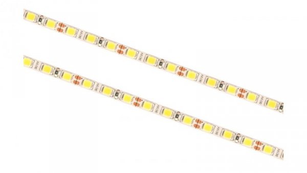 Taśma 120LED/m 1m 12V 9.6W 3000K IP20 1100lm Ra80 4mm SCS-120-WW