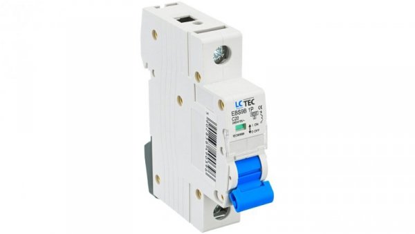 Wyłącznik nadprądowy 1P C 20A 6kA AC LC-Tec EBS9B-1C/20 LCTEC-EBS9B-1C/20