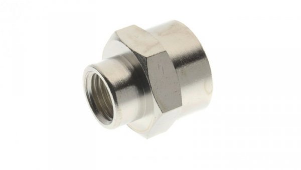 Mufa redukcyjna mosiężna niklowana G1/8w na G1/2w, 3010 1/8-1/2