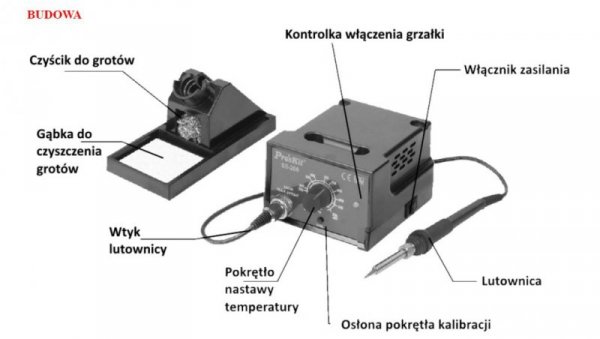 Stacja lutownicza SS-206B 60W Pros Kit 20016